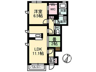 クオレールの物件間取画像